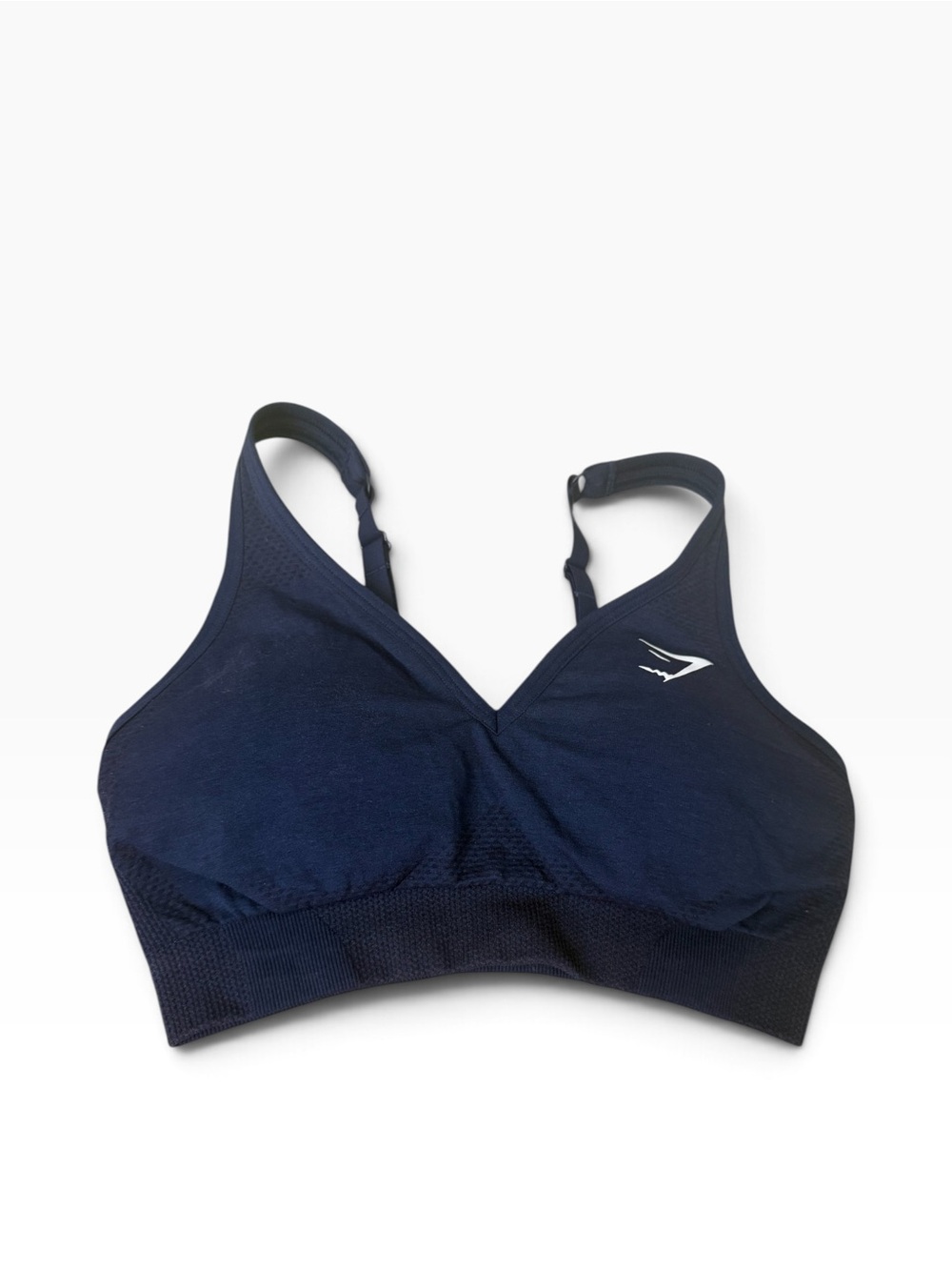 Gymshark Navy Blue Seamless Sports Bra Size Small NWT
